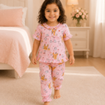 Girls Short Sleeve+Long pants 2-3Y (7A)
