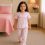 Girls Short Sleeve+Long pants 2-3Y (31A)
