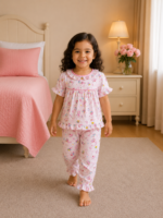 Girls Short Sleeve+Long pants 2-3Y (31A)