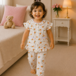 Girls Short Sleeve+Long pants 1-2Y (19A)