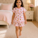 Girls Short Sleeve+Short pants 3-4Y (15A)