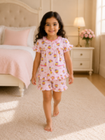 Girls Short Sleeve+Short pants 3-4Y (15A)