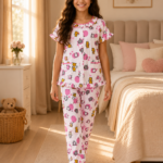 Girls Short Sleeve+Long pants 10-12Y (13A)