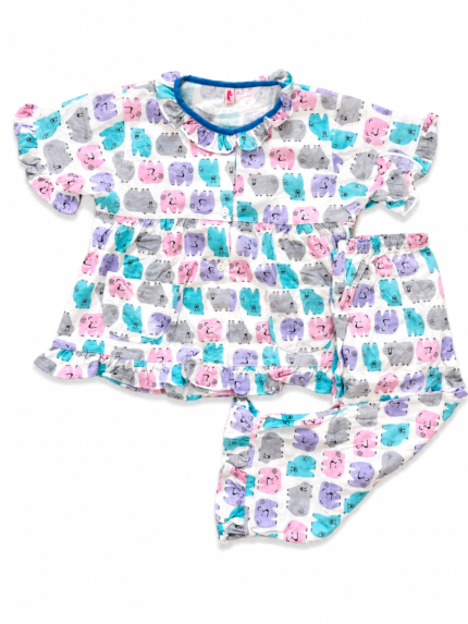 Girls Short Sleeve+Long pants 2-3Y (27A) | MUZELLE