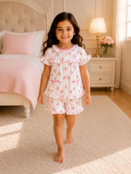 Girls Short Sleeve+Short pants 3-4Y (3A) | MUZELLE