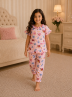 Girls Short Sleeve+Long pants 4-6Y (7A)