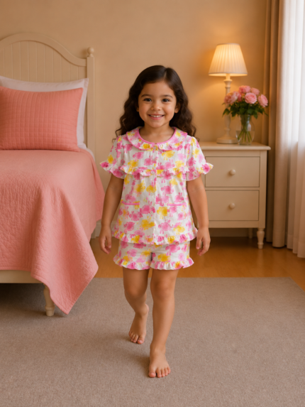 Girls Short Sleeve+Short pants 2-3Y (12A) | MUZELLE