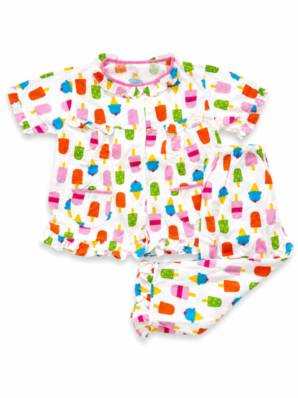 Girls Short Sleeve+Long pants 3-4Y (14A) | MUZELLE