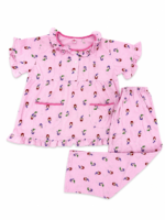 Girls Short Sleeve+Long pants 7-9Y (33A) - Image 2