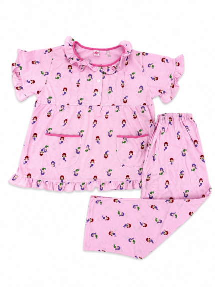 Girls Short Sleeve+Long pants 7-9Y (33A) | MUZELLE