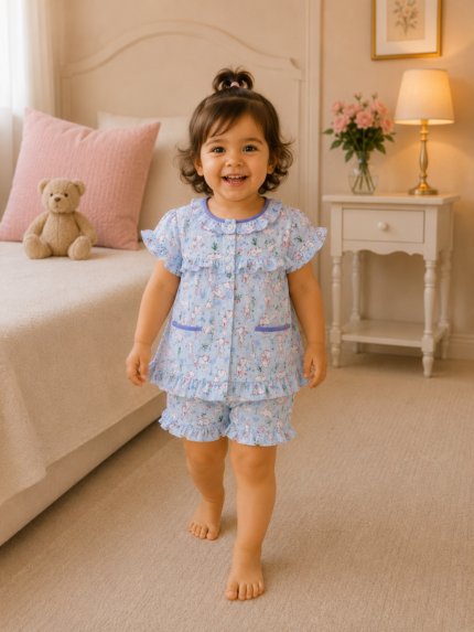 Girls Short Sleeve+Short pants 1-2Y (9A) | MUZELLE
