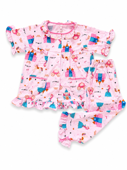 Girls Short Sleeve+Long pants 3-4Y (25A) | MUZELLE