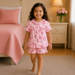 Girls Short Sleeve+Short pants 2-3Y (7A)