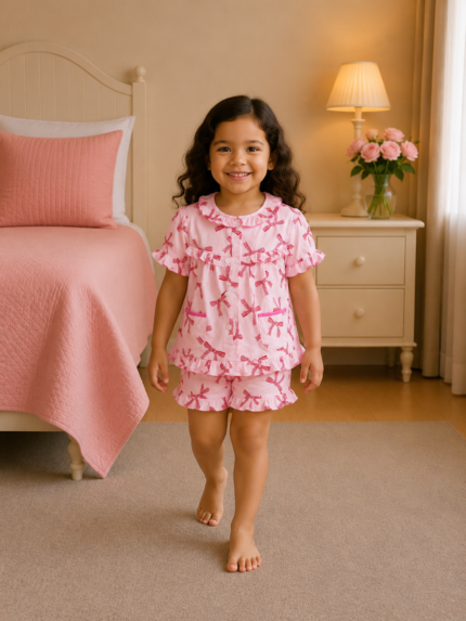 Girls Short Sleeve+Short pants 2-3Y (7A) | MUZELLE
