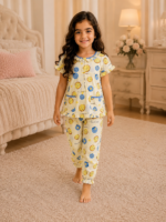 Girls Short Sleeve+Long pants 4-6Y (25A)