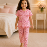 Girls Short Sleeve+Long pants 3-4Y (5A)