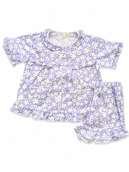 Girls Short Sleeve+Short pants 2-3Y (1A) | MUZELLE