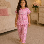 Girls Short Sleeve+Long pants 4-6Y (30A)