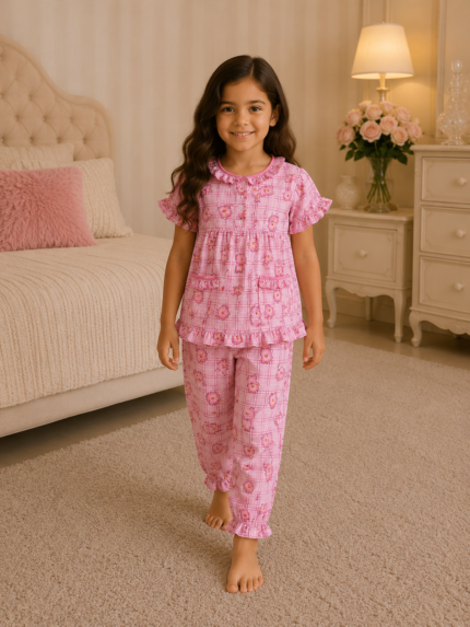 Girls Short Sleeve+Long pants 4-6Y (30A) | MUZELLE
