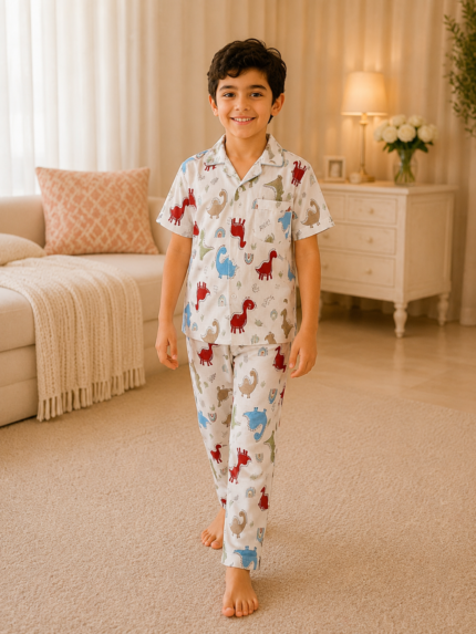 Boys Short Sleeve+long pants 7-9 (14A) | MUZELLE