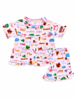 ⁦Girls Short Sleeve+Short pants 2-3Y (11A)⁩ - الصورة ⁦2⁩
