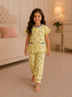 Girls Short Sleeve+Long pants 4-6Y (15A)