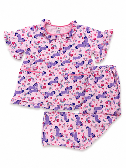 Girls Short Sleeve+Long pants 10-12Y (9A) | MUZELLE