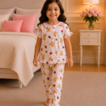 Girls Short Sleeve+Long pants 3-4Y (32A)