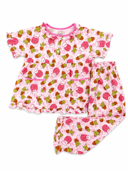 Girls Short Sleeve+Long pants 4-6Y (28A) | MUZELLE