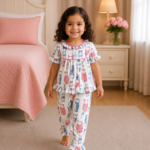 Girls Short Sleeve+Long pants 2-3Y (29A)