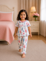 Girls Short Sleeve+Long pants 2-3Y (29A)