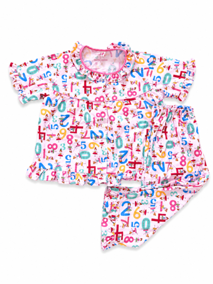 Girls Short Sleeve+Long pants 2-3Y (18A) | MUZELLE