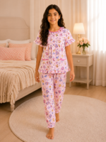 Girls Short Sleeve+Long pants 10-12Y (4A)
