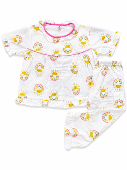 Girls Short Sleeve+Long pants 2-3Y (1A) | MUZELLE