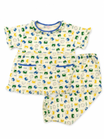 Girls Short Sleeve+Long pants 4-6Y (40A) - Image 2