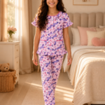 Girls Short Sleeve+Long pants 10-12Y (9A)