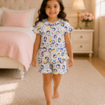 Girls Short Sleeve+Short pants 3-4Y (9A)