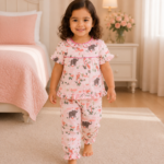 Girls Short Sleeve+Long pants 2-3Y (8A)