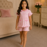 Girls Short Sleeve+Short pants 4-6Y (7A)