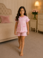 Girls Short Sleeve+Short pants 4-6Y (7A)