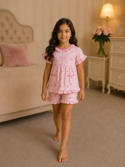 Girls Short Sleeve+Short pants 4-6Y (7A) | MUZELLE