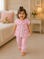 Girls Short Sleeve+Long pants 1-2Y (16A)