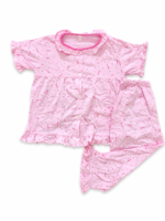 Girls Short Sleeve+Long pants 3-4Y (23A) - Image 2