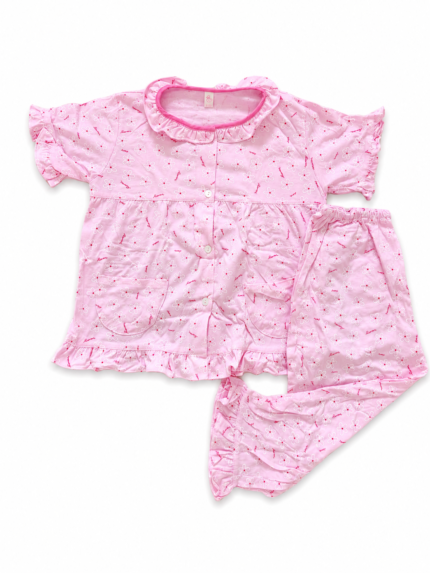 Girls Short Sleeve+Long pants 3-4Y (23A) | MUZELLE