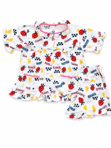 Girls Short Sleeve+Short pants 3-4Y (11A) | MUZELLE