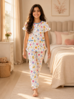 Girls Short Sleeve+Long pants 10-12Y (6A)