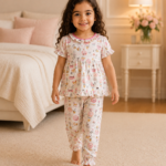 Girls Short Sleeve+Long pants 3-4Y (7A)
