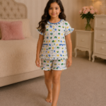 Girls Short Sleeve+Short pants 4-6Y (2A)