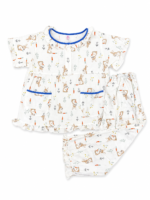 ⁦Girls Short Sleeve+Long pants 4-6Y (41A)⁩ - الصورة ⁦2⁩