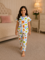 Girls Short Sleeve+Long pants 4-6Y (44A)